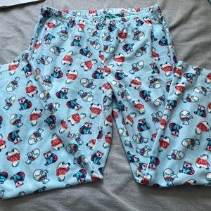 Polar Bear Fleece Pajama Pants Size L